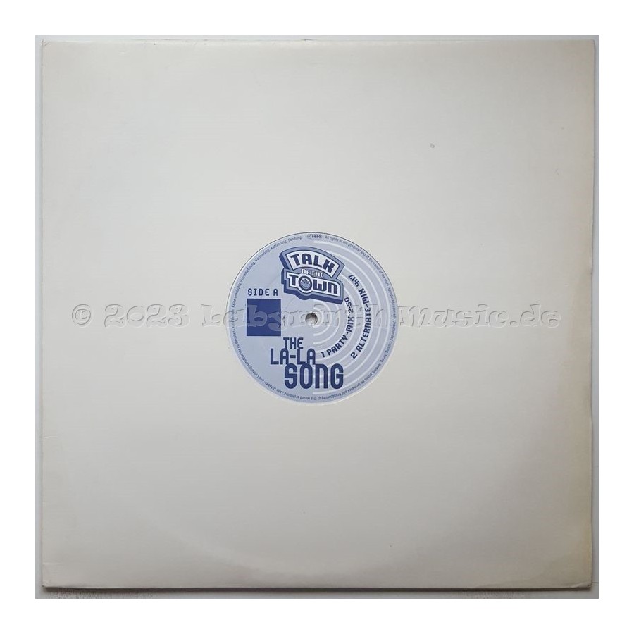 Talk Of The Town - The La-La Song • 12" Vinyl Maxi • MINT - Labyrinth Music