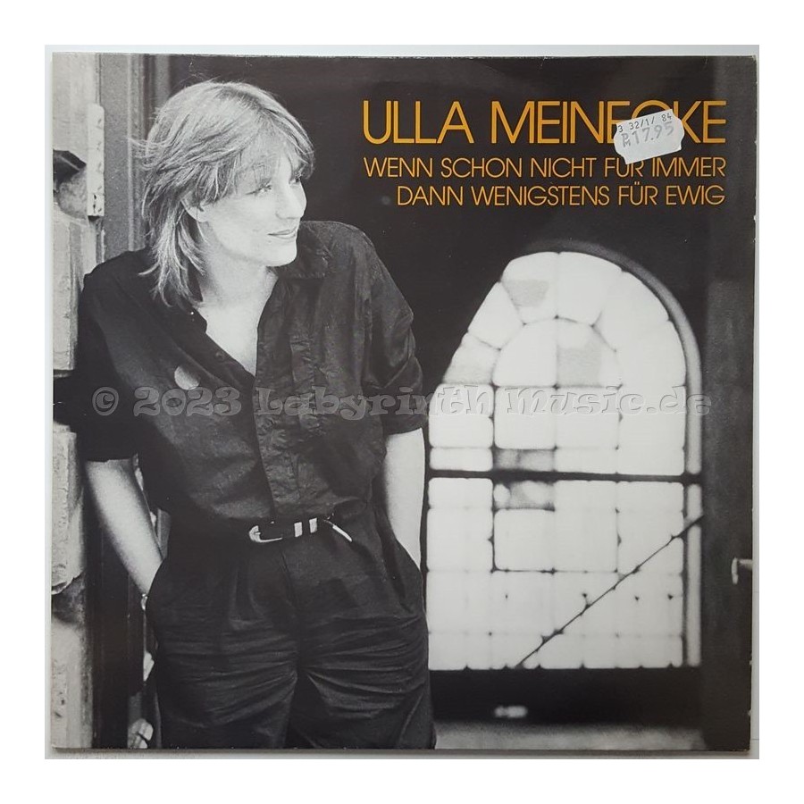 Ulla Meinecke - Wenn Schon Nicht Für Immer Dann Wenigstens Für Ewig • 12" Vinyl LP • EX - Labyrinth Music