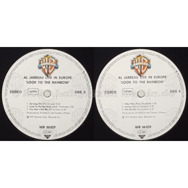 Al Jarreau - Look To The Rainbow - Live In Europe • 12" Vinyl LP • EX - Labyrinth Music