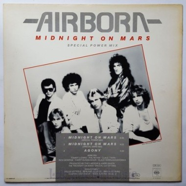 Airborn - Midnight On Mars • 12" Vinyl Maxi - Labyrinth Music