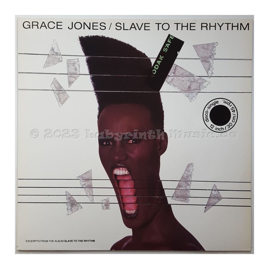 Grace Jones - Slave To The Rhythm • 12" Vinyl Maxi • NM - Labyrinth Music