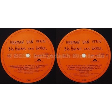 Herman Van Veen - Bis Hierher Und Weiter • 12" Vinyl LP • MINT - Labyrinth Music