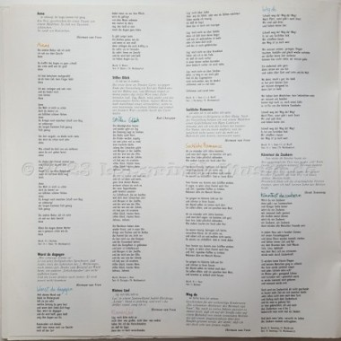 Herman Van Veen - Bis Hierher Und Weiter • 12" Vinyl LP • MINT - Labyrinth Music