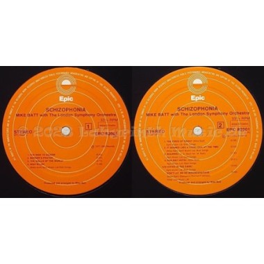 Mike Batt With The London Symphony Orchestra - Schizophonia • 12" Vinyl LP - Labyrinth Music