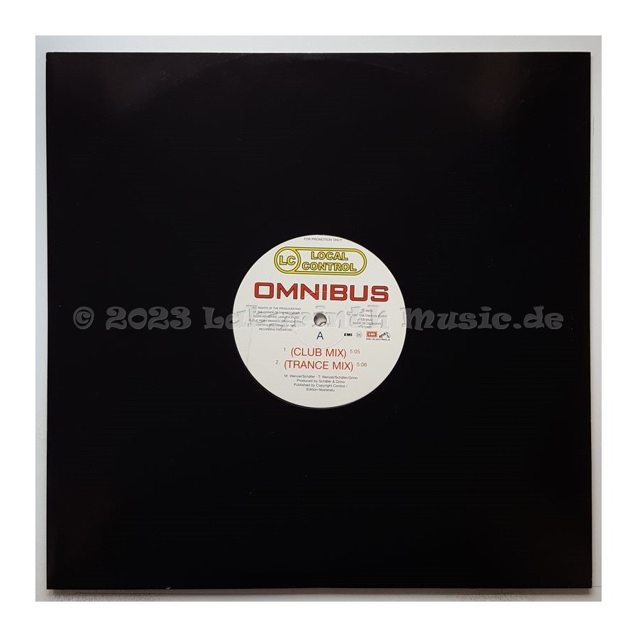 Time To Time - Omnibus • Remixes • 12" Vinyl Maxi - Labyrinth Music