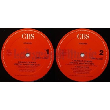 Airborn - Midnight On Mars • 12" Vinyl Maxi - Labyrinth Music