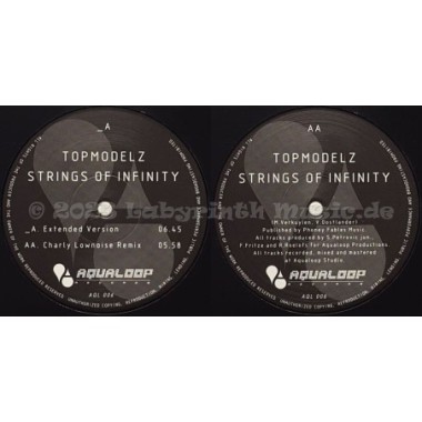 Topmodelz - Strings Of Infinity • 12" Vinyl Maxi • MINT - Labyrinth Music