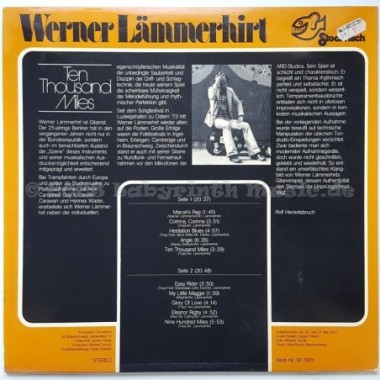 Werner Lämmerhirt - Ten Thousand Miles • 12" Vinyl LP • EX - Labyrinth Music