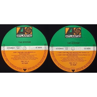 The System - Don't Disturb This Groove • 12" Vinyl Maxi - Labyrinth Music