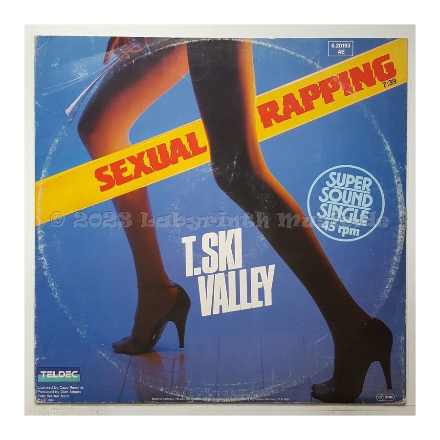 T. Ski Valley - Sexual Rapping • 12" Vinyl Maxi - Labyrinth Music