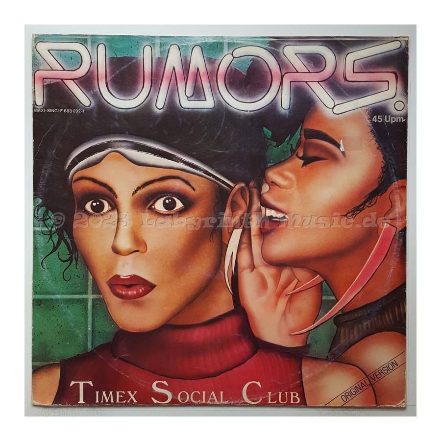 Timex Social Club - Rumors • 12" Vinyl Maxi - Labyrinth Music