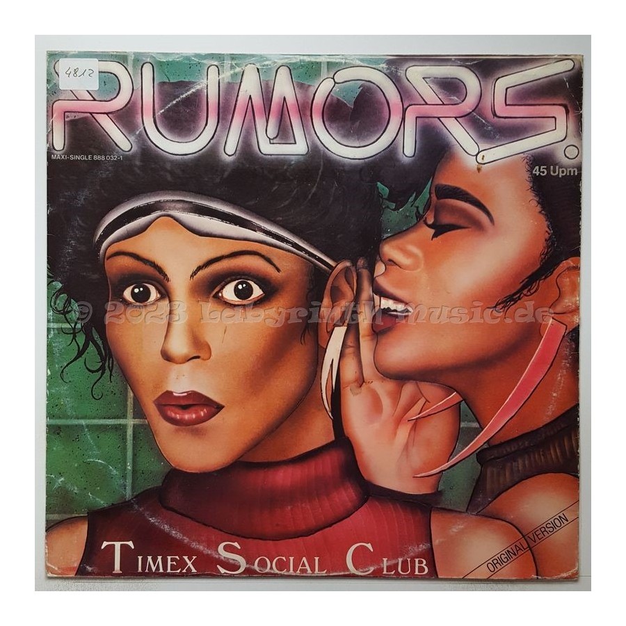 Timex Social Club - Rumors • 12" Vinyl Maxi - Labyrinth Music