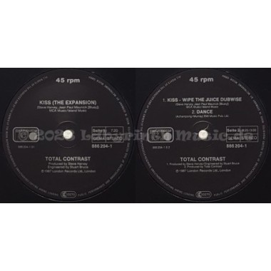 Total Contrast - Kiss • 12" Vinyl Maxi • EX - Labyrinth Music