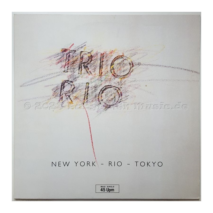 Trio Rio - New York - Rio - Tokyo • 12" Vinyl Maxi • MINT - Labyrinth Music