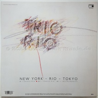 Trio Rio - New York - Rio - Tokyo • 12" Vinyl Maxi • MINT - Labyrinth Music