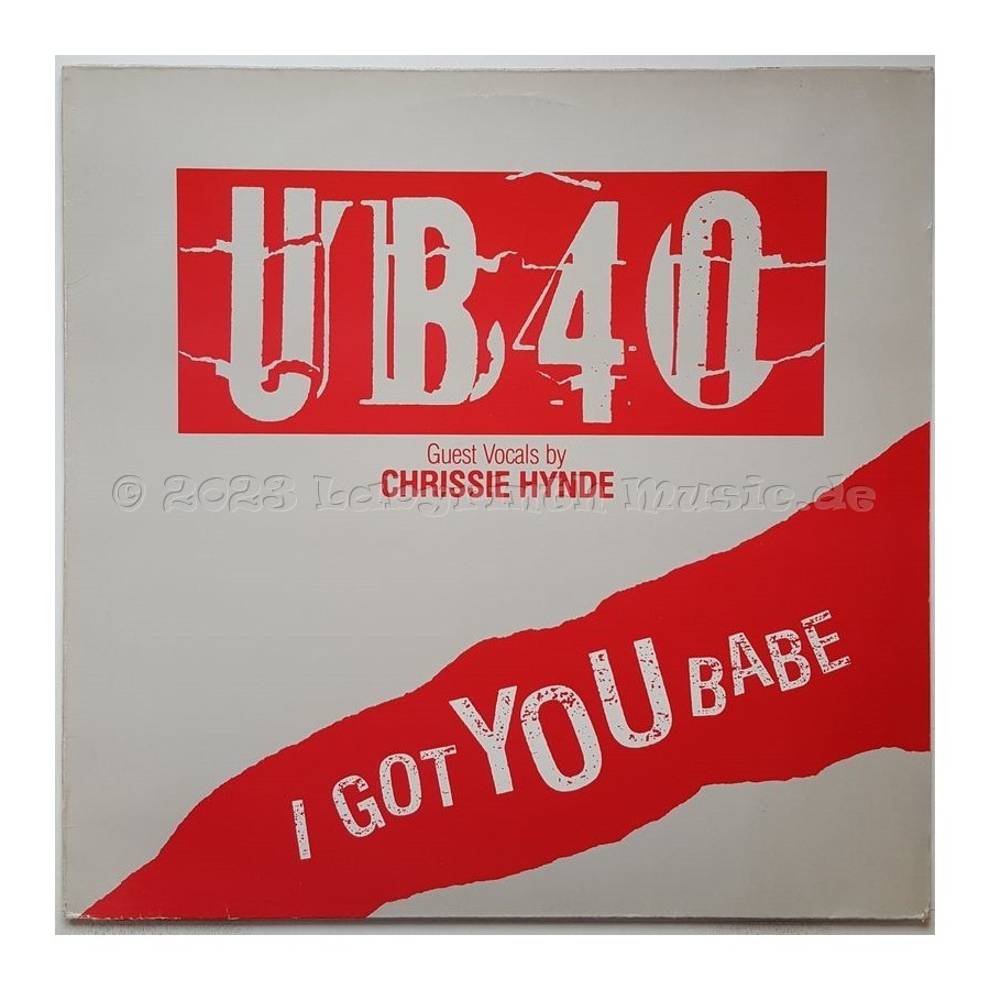 UB40 - I Got You Babe • 12" Vinyl Maxi - Labyrinth Music