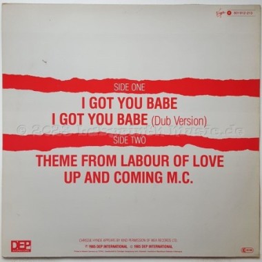 UB40 - I Got You Babe • 12" Vinyl Maxi - Labyrinth Music