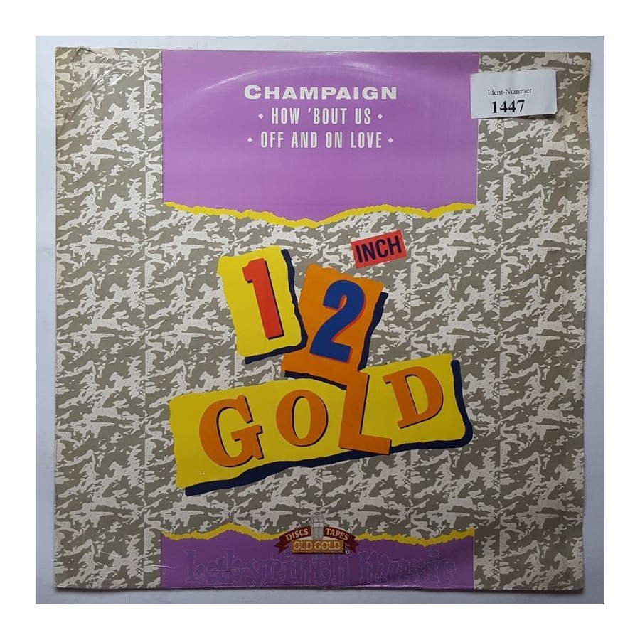 Champaign - How 'Bout Us • 12" Vinyl Maxi • EX - Labyrinth Music