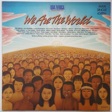 USA For Africa - We Are The World • 12" Vinyl Maxi • EX - Labyrinth Music