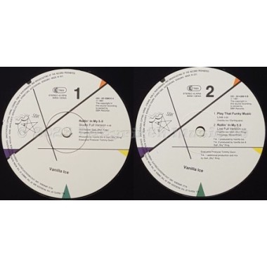 Vanilla Ice - Rollin' In My 5.0 • 12" Vinyl Maxi • MINT - Labyrinth Music