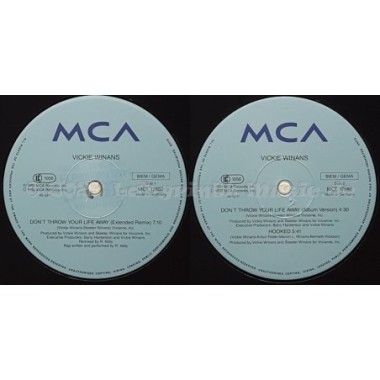 Vickie Winans - Don't Throw Your Life Away • 12" Vinyl Maxi • NM - Labyrinth Music