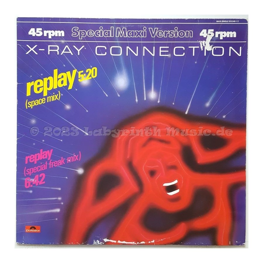 X Ray Connection - Replay • 12" Vinyl Maxi - Labyrinth Music