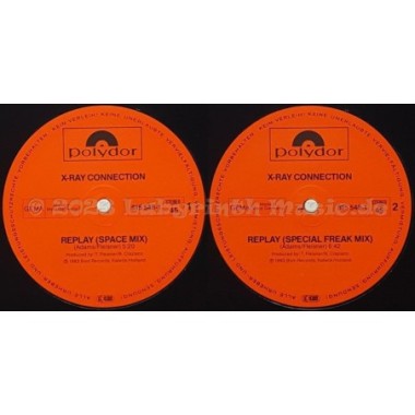 X Ray Connection - Replay • 12" Vinyl Maxi - Labyrinth Music