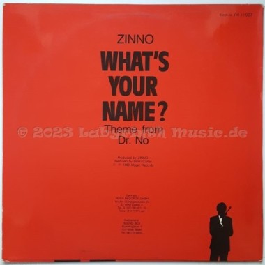 Zinno - What's Your Name • 12" Vinyl Maxi • EX - Labyrinth Music