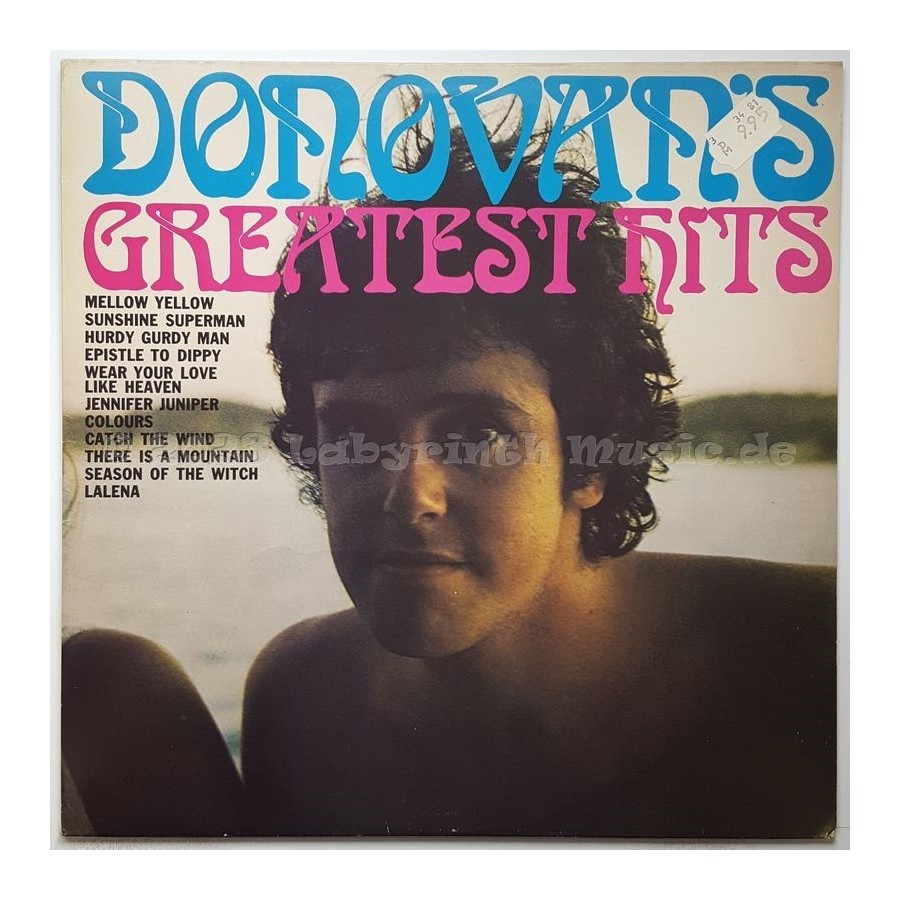 Donovan - Donovan's Greatest Hits • 12" Vinyl LP • MINT - Labyrinth Music