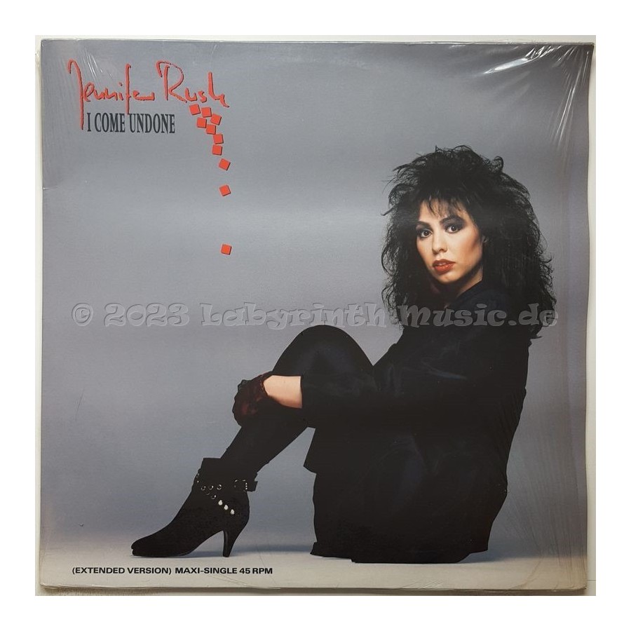 Jennifer Rush - I Come Undone • 12" Vinyl Maxi • MINT - Labyrinth Music