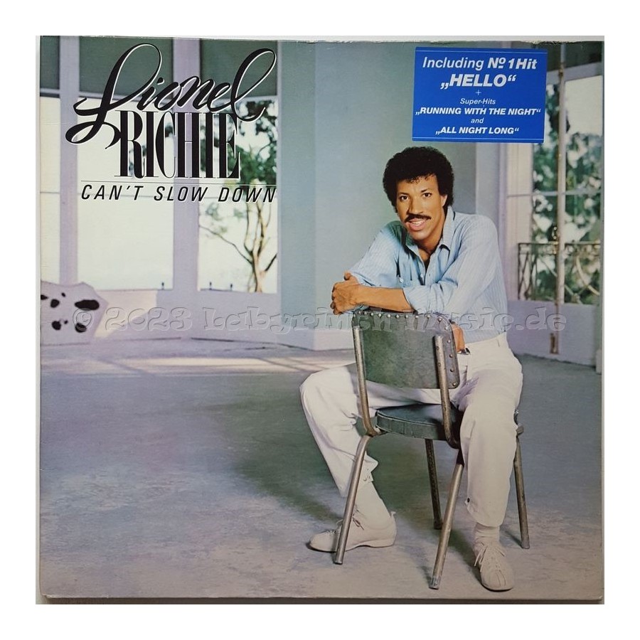Lionel Richie - Can't Slow Down • 12" Vinyl LP - Labyrinth Music