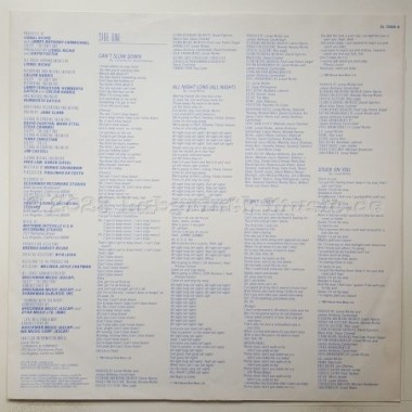 Lionel Richie - Can't Slow Down • 12" Vinyl LP - Labyrinth Music