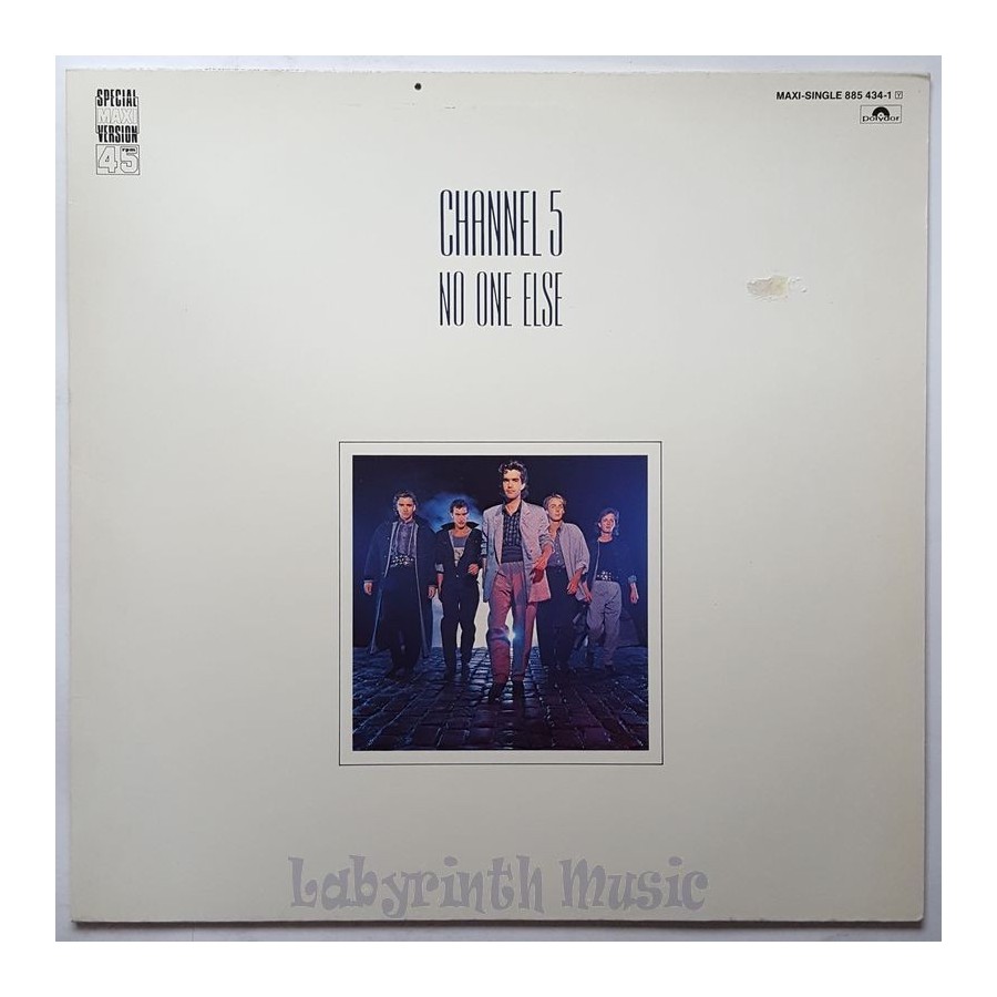 Channel 5 - No One Else • 12" Vinyl Maxi • EX - Labyrinth Music