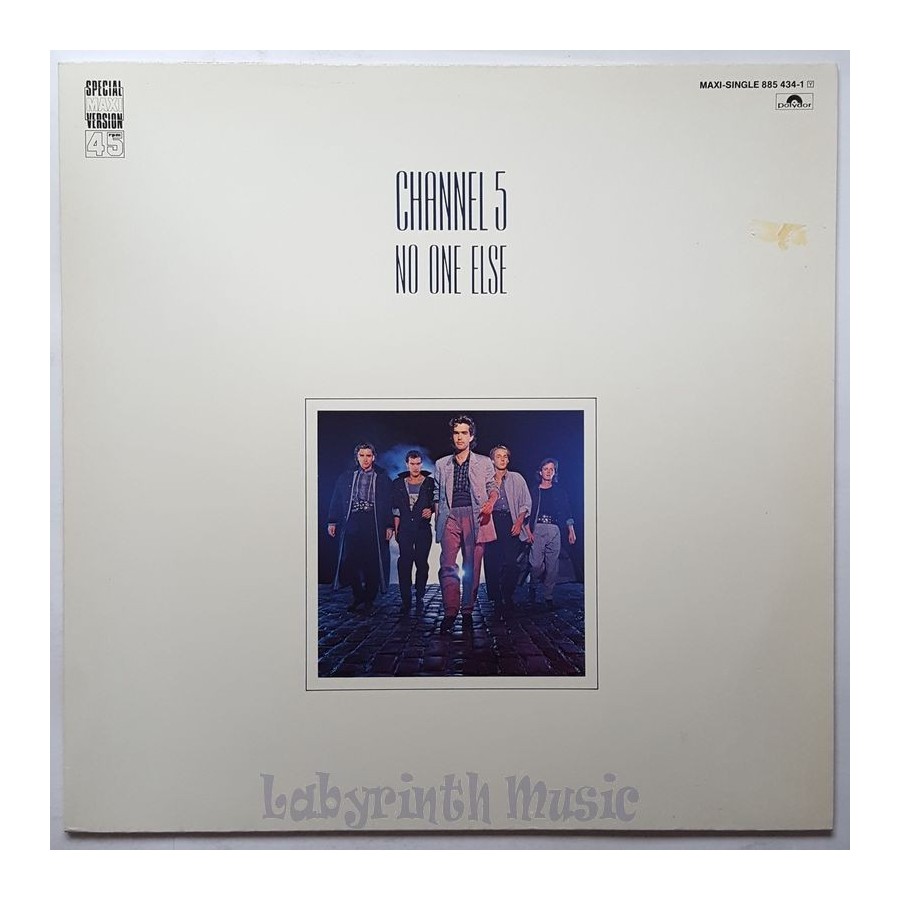 Channel 5 - No One Else • 12" Vinyl Maxi • NM - Labyrinth Music