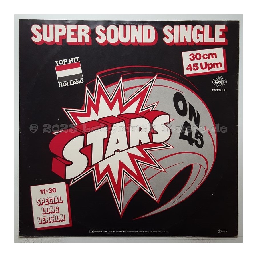 Stars On 45 - Stars On 45 • 12" Vinyl Maxi • EX - Labyrinth Music