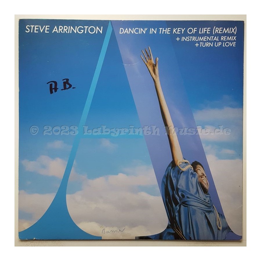 Steve Arrington - Dancin' In The Key Of Life • Remix • 12" Vinyl Maxi • EX - Labyrinth Music
