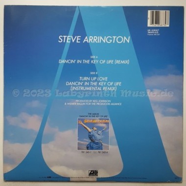 Steve Arrington - Dancin' In The Key Of Life • Remix • 12" Vinyl Maxi • EX - Labyrinth Music