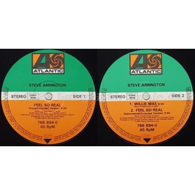 Steve Arrington - Feel So Real • 12" Vinyl Maxi • NM - Labyrinth Music