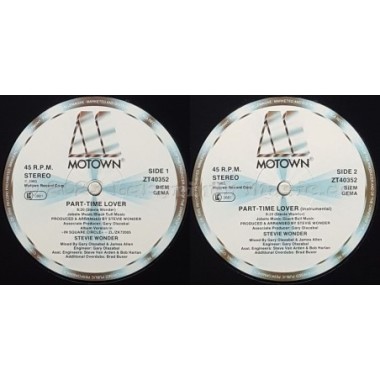 Stevie Wonder - Part-Time Lover • 12" Vinyl Maxi • NM - Labyrinth Music