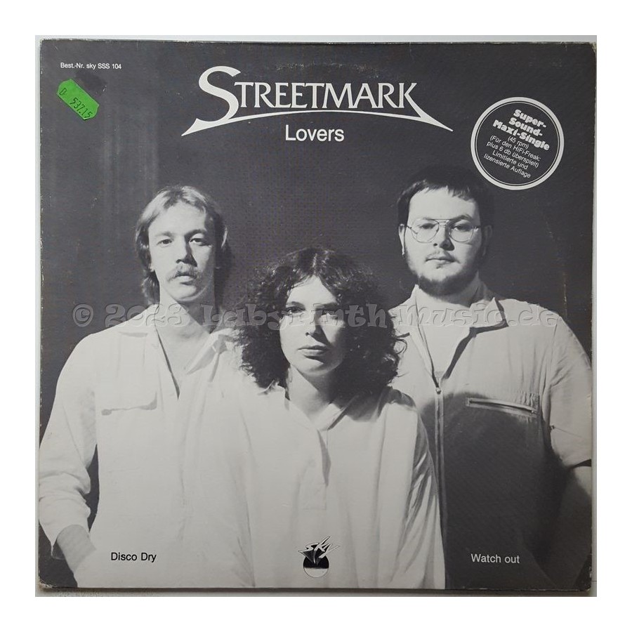 Streetmark - Lovers • 12" Vinyl Maxi • EX - Labyrinth Music