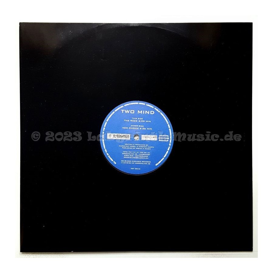 Two Mind - New Choice • 12" Vinyl Maxi • MINT - Labyrinth Music