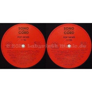 Various - Pop News 1/92 • 12" Vinyl LP • MINT - Labyrinth Music