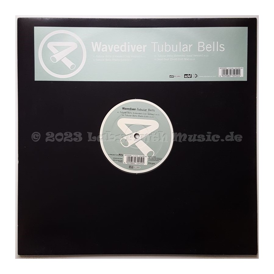 Wavediver - Tubular Bells • 12" Vinyl Maxi • MINT - Labyrinth Music