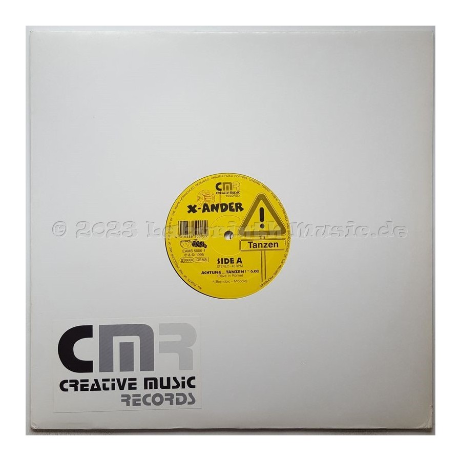 X-Ander - Achtung Tanzen • 12" Vinyl Maxi • MINT - Labyrinth Music