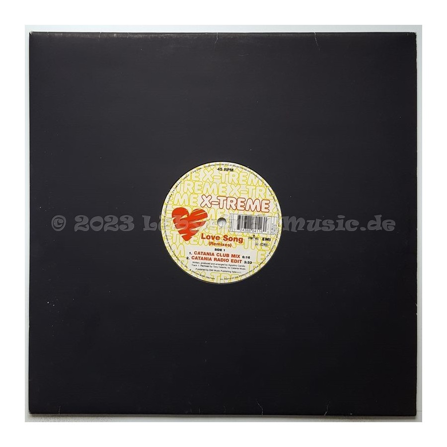 X-Treme - Love Song • Remixes • 12" Vinyl Maxi • MINT - Labyrinth Music