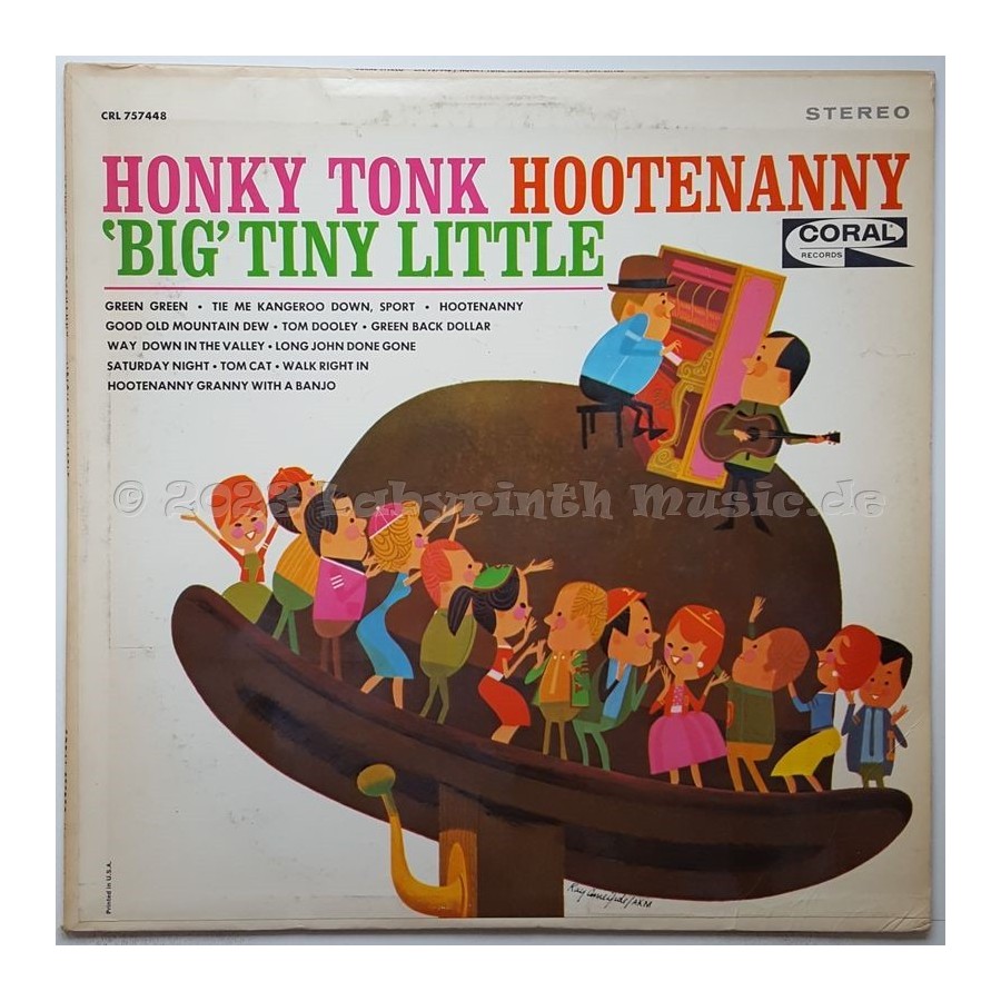 Big Tiny Little - Honky Tonk Hootenanny • 12" Vinyl LP • EX - Labyrinth Music