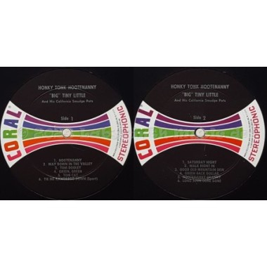 Big Tiny Little - Honky Tonk Hootenanny • 12" Vinyl LP • EX - Labyrinth Music