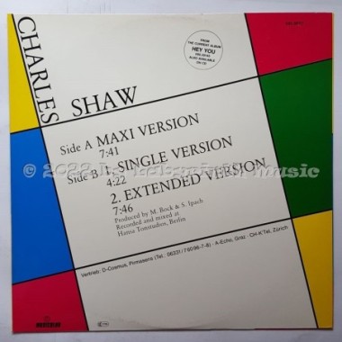 Charles Shaw - I Love You • 12" Vinyl Maxi • NM - Labyrinth Music
