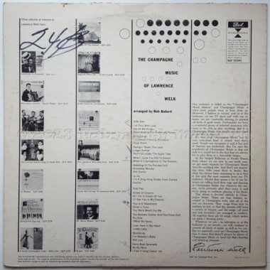 Lawrence Welk - The Champagne Music Of Lawrence Welk • 12" Vinyl LP - Labyrinth Music