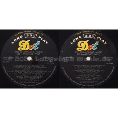 Lawrence Welk - The Champagne Music Of Lawrence Welk • 12" Vinyl LP - Labyrinth Music
